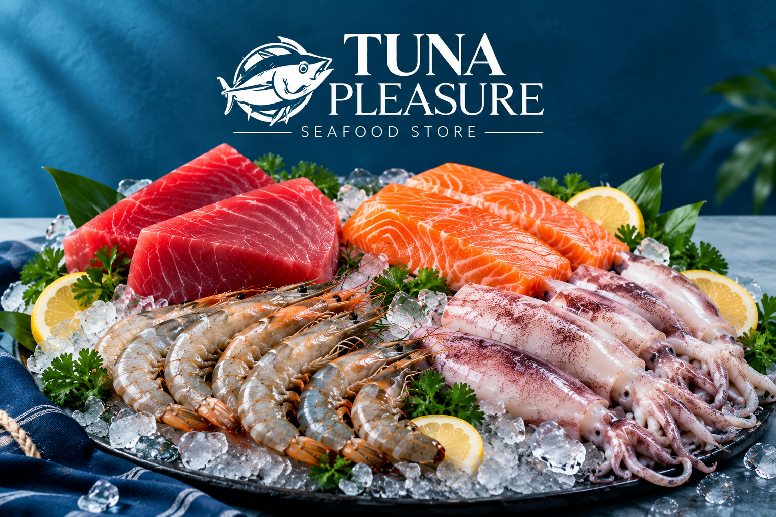 Fresh seafood selection